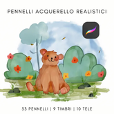 Set di Pennelli ad Acquerello